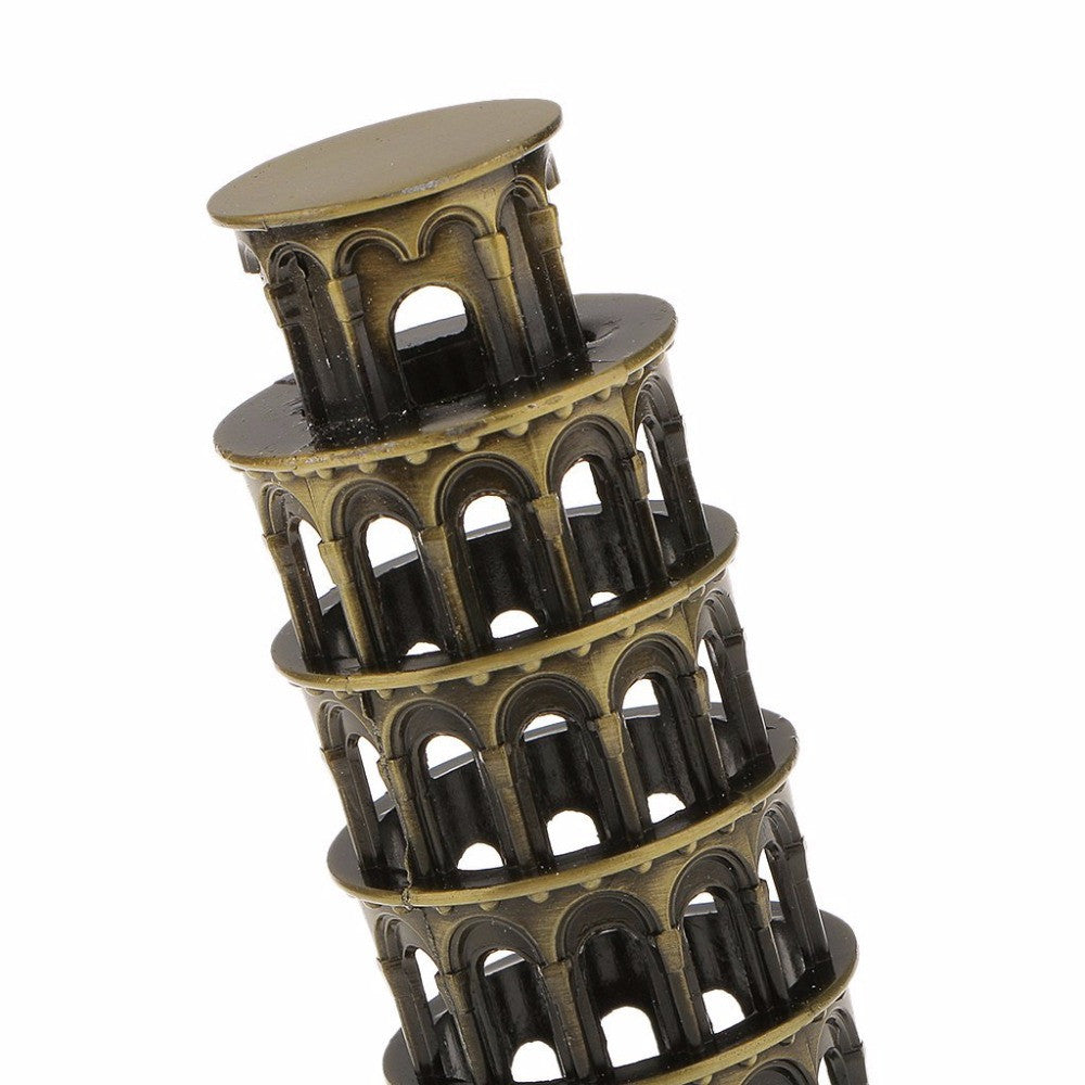 NEO 16cm(6.3")Retro Metal Italy The Leaning Tower of Pisa - antiques - 99fab.com