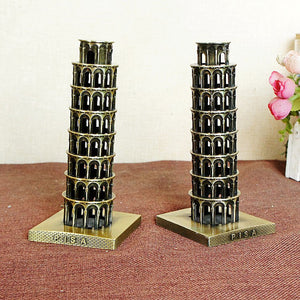 NEO 16cm(6.3")Retro Metal Italy The Leaning Tower of Pisa - antiques - 99fab.com