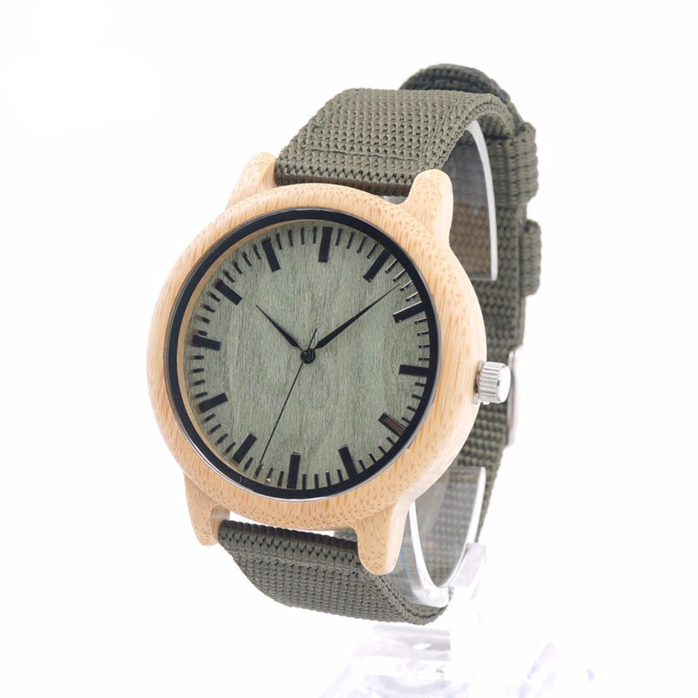 BOBO BIRD Mens Natural Wood Bamboo Watches - men watches - 99fab.com