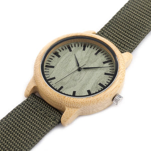 BOBO BIRD Mens Natural Wood Bamboo Watches - men watches - 99fab.com