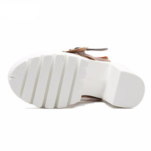 Buckle Gladiator Sandals - women shoes - 99fab.com