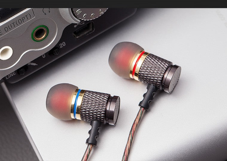 Professional In-Ear Earphone Metal Heavy Bass Sound - Gadgets - 99fab.com