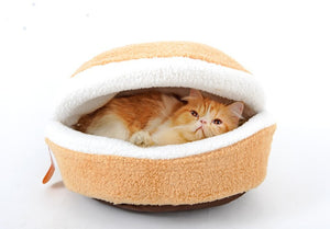 Cat Hamburger Warm Bed House - pets bed - 99fab.com