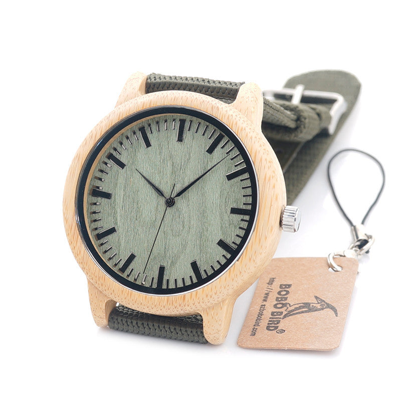 BOBO BIRD Mens Natural Wood Bamboo Watches - men watches - 99fab.com