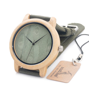 BOBO BIRD Mens Natural Wood Bamboo Watches - men watches - 99fab.com