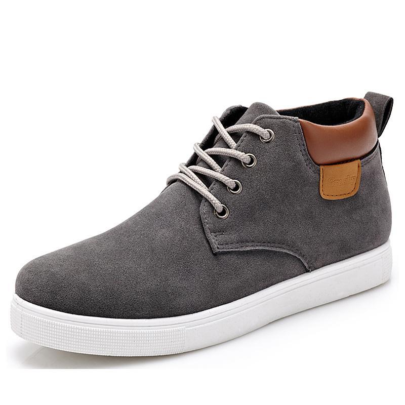 Men Casual Cotton Lace-up Ankle Flats - men shoes - 99fab.com