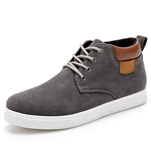 Men Casual Cotton Lace-up Ankle Flats - men shoes - 99fab.com