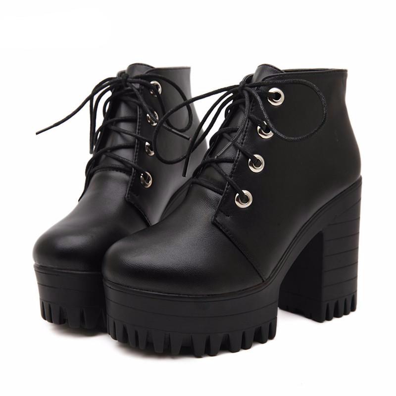 Women Black High Heels Boots - women shoes - 99fab.com