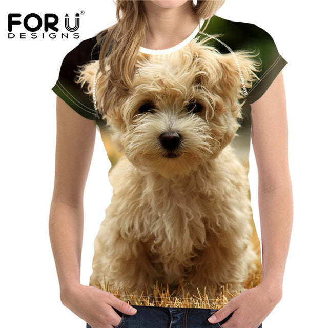 YourPet 3D printed T-shirts for Women - women clothing - 99fab.com