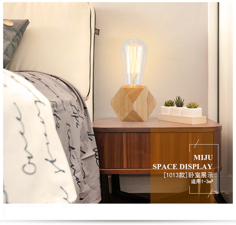 Modern LED wood desk table lamp - gadget - 99fab.com