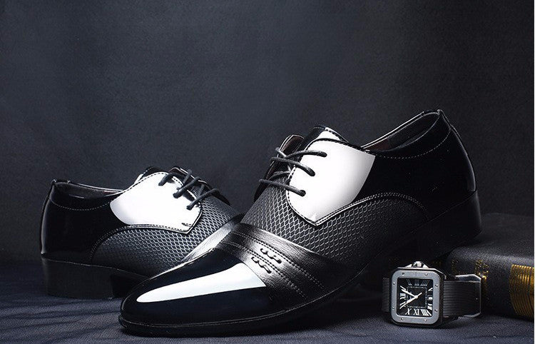 Luxury Brand Men's Flats Shoes Patent Leather Classic Oxford Shoes - women shoes - 99fab.com