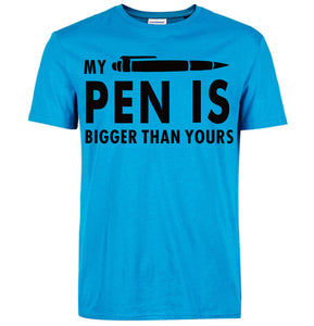 My Pen Is Bigger Than Yours men T-Shirts - Men Clothing - 99fab.com