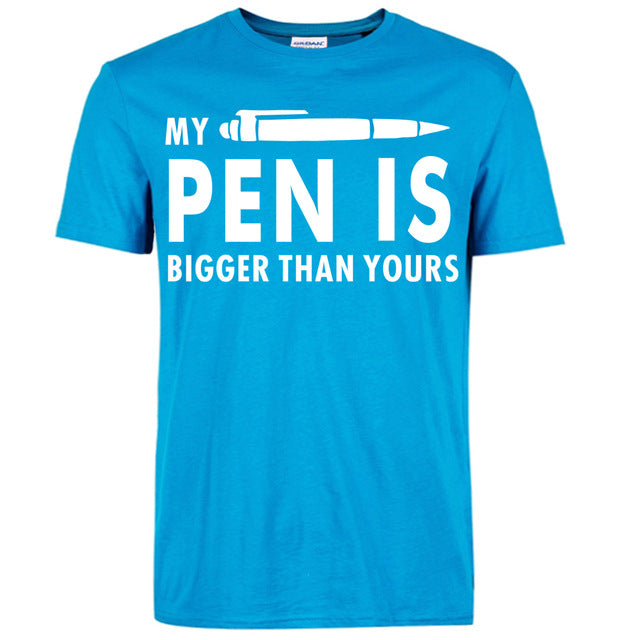 My Pen Is Bigger Than Yours men T-Shirts - Men Clothing - 99fab.com