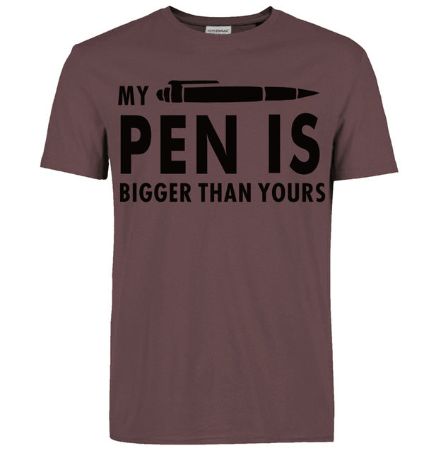 My Pen Is Bigger Than Yours men T-Shirts - Men Clothing - 99fab.com