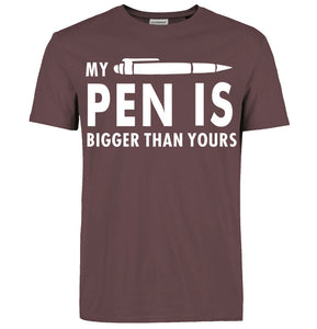 My Pen Is Bigger Than Yours men T-Shirts - Men Clothing - 99fab.com