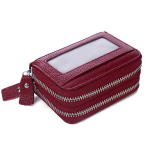 KEVIN YUN Genuine Leather Women Card Holder - women bags - 99fab.com