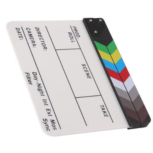 Colorful Clapper Board Acrylic Dry Erase - gadget - 99fab.com