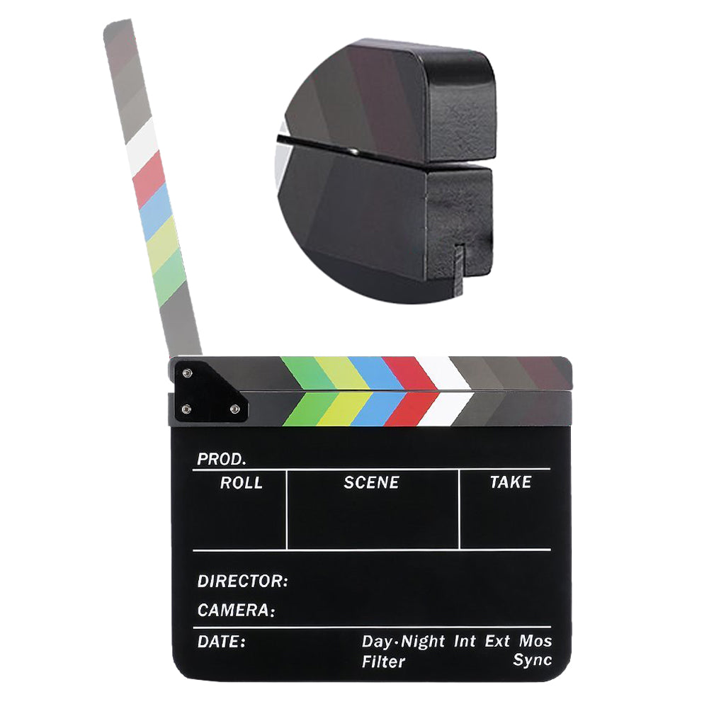 Colorful Clapper Board Acrylic Dry Erase - gadget - 99fab.com