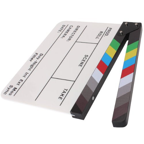 Colorful Clapper Board Acrylic Dry Erase - gadget - 99fab.com