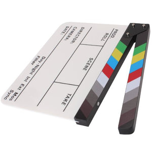 Colorful Clapper Board Acrylic Dry Erase - gadget - 99fab.com