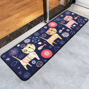 Welcome Floor Mats Animal Cat Printed Bathroom Kitchen Carpets - floor mats - 99fab.com