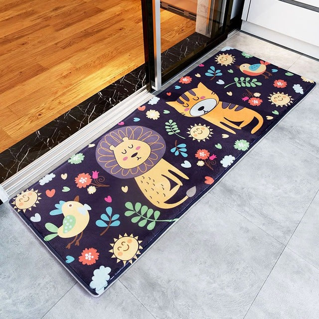 Welcome Floor Mats Animal Cat Printed Bathroom Kitchen Carpets - floor mats - 99fab.com