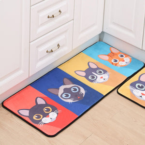 Welcome Floor Mats Animal Cat Printed Bathroom Kitchen Carpets - floor mats - 99fab.com