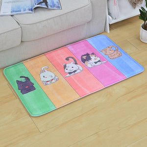 Welcome Floor Mats Animal Cat Printed Bathroom Kitchen Carpets - floor mats - 99fab.com