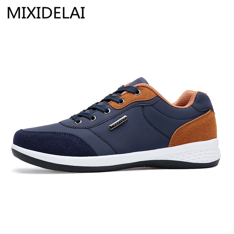 Men Autumn Lace up British Style Breathable Mesh Suede - men shoes - 99fab.com