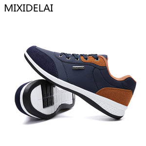 Men Autumn Lace up British Style Breathable Mesh Suede - men shoes - 99fab.com