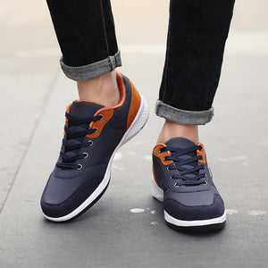 Men Autumn Lace up British Style Breathable Mesh Suede - men shoes - 99fab.com