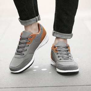 Men Autumn Lace up British Style Breathable Mesh Suede - men shoes - 99fab.com