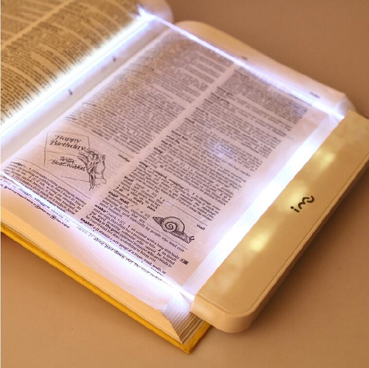 Portable Night Vision Book Reading LED Adjustable Flat Creative Light Panel White - led light - 99fab.com