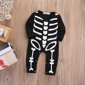 Halloween Children's Skeleton Romper - halloween - 99fab.com