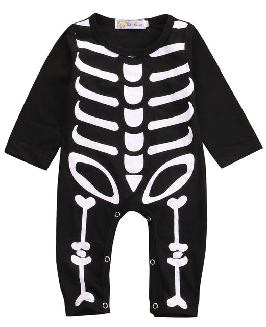 Halloween Children's Skeleton Romper - halloween - 99fab.com