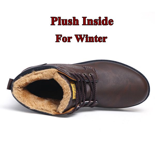 Men's Snow Boots Warm Winter Shoes - men shoes - 99fab.com