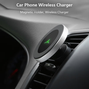 QI Standard Magnetic Car Phone Wireless Charger - gadget - 99fab.com