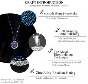 SWAROVSKI Round Pendant - jewelry - 99fab.com