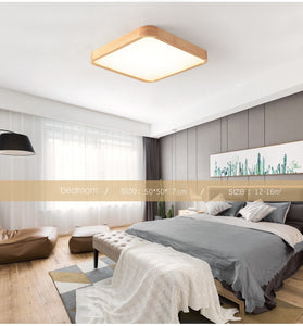 Wooden LED ceiling lighting for the living room chandeliers hall lamp - ceiling lamp - 99fab.com