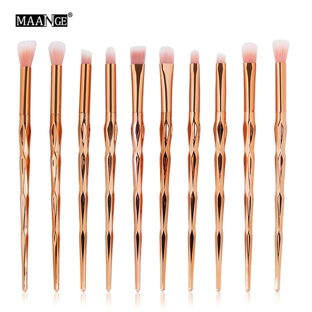 MAANGE 7/10Pcs Diamond Makeup Brushes Set - Makeup Brushes - 99fab.com