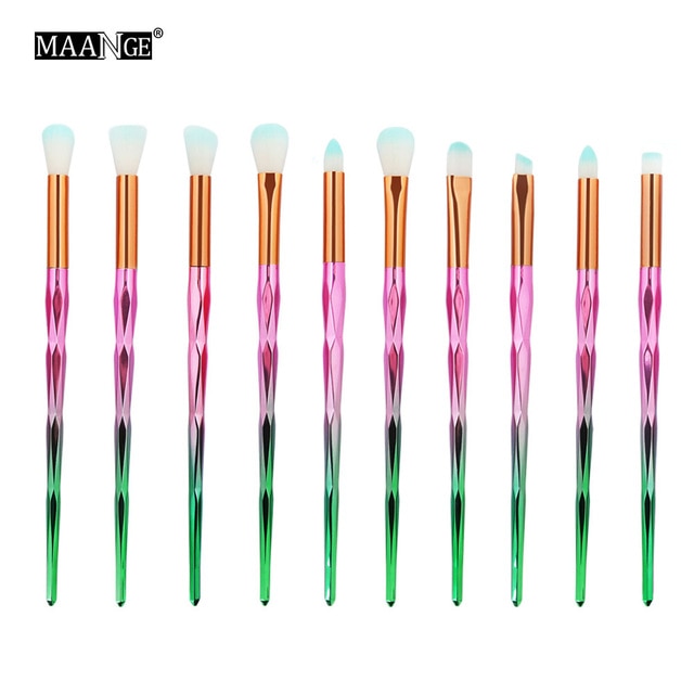 MAANGE 7/10Pcs Diamond Makeup Brushes Set - Makeup Brushes - 99fab.com