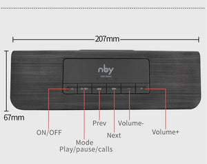 Portable Wireless Bluetooth High-definition Dual Loud speakers - speaker - 99fab.com