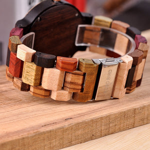 BOBO BIRD Relogio Masculino Men Luxury Date Display Wood Quartz Watches - men watches - 99fab.com