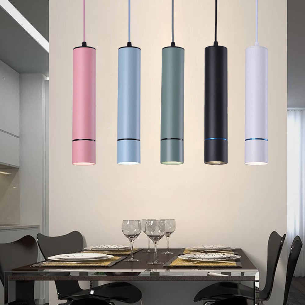 Colorful LED Pendant Lamp 15W Modern Indoor Hanging Lamp Luminaria - pendant light - 99fab.com