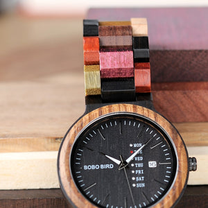 Wooden Sunglasses Wood Quartz Watches in Suit Present Gift Box relojes para hombre - gift box - 99fab.com