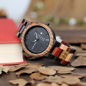 Wooden Sunglasses Wood Quartz Watches in Suit Present Gift Box relojes para hombre - gift box - 99fab.com