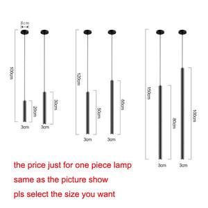 Simple Cylindrical 1 pcs LED Pendant Lights 3W Nordic Bar Indoor Lighting Luminaire - pendant light - 99fab.com