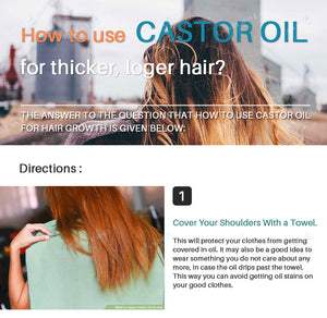 Pure Castor Oil Hair Growth Serum - hair oil - 99fab.com