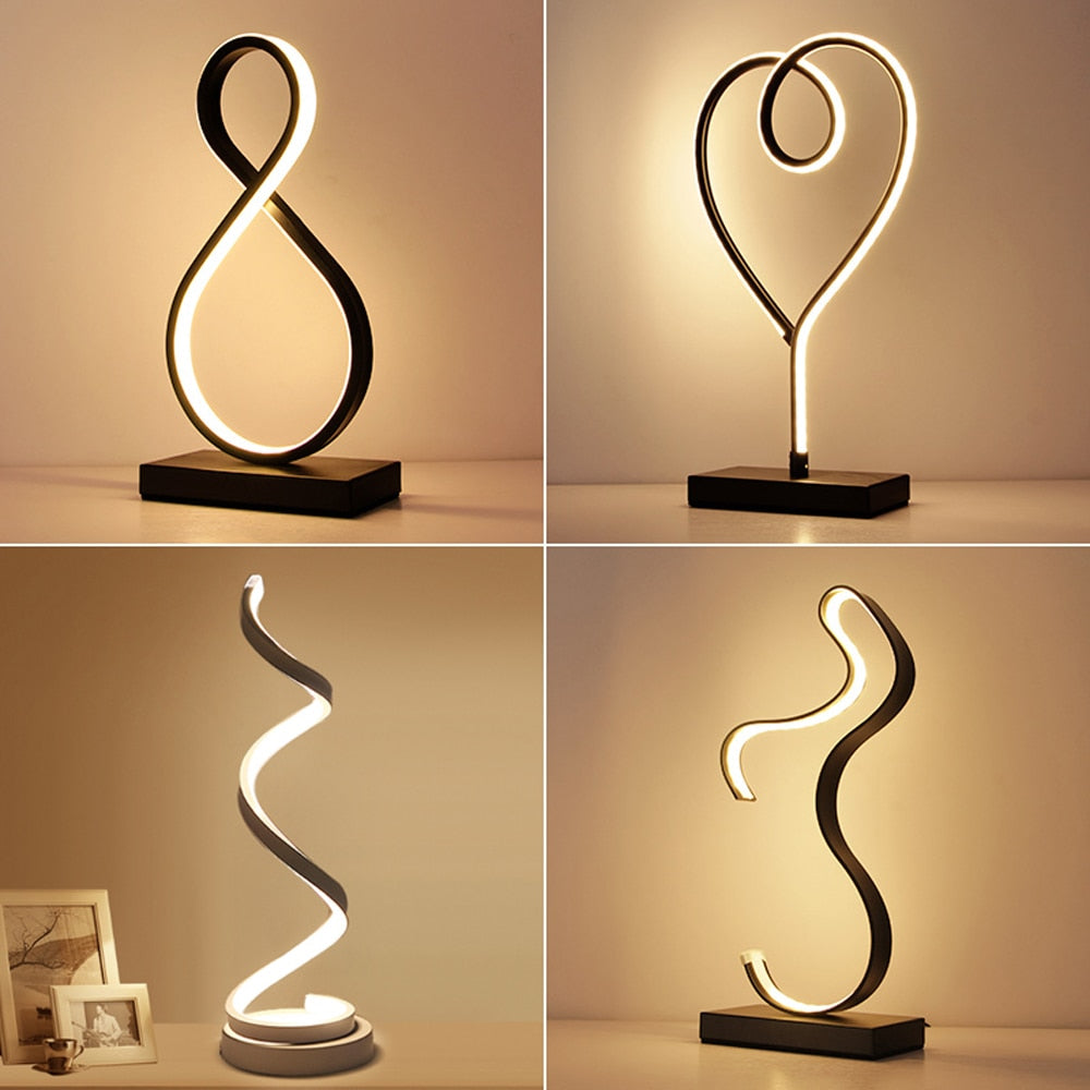 Modern LED Table Lamps Indoor Decoration Desk Lights Study Lamp Nordic - table lamp - 99fab.com