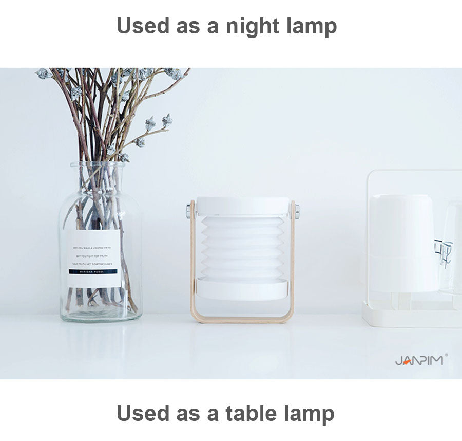 Foldable Touch Dimmable Reading LED Night Light Portable Lantern Lamp - led light - 99fab.com